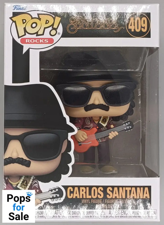 409 Carlos Santana - Santana - Rocks New Funko POP