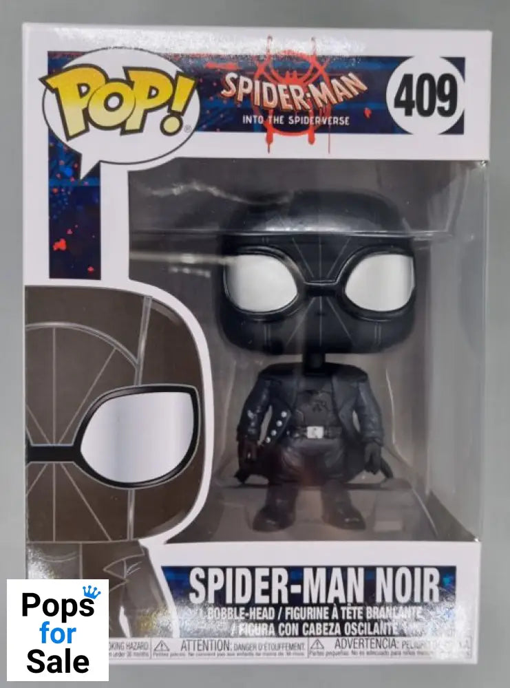 #409 Spider-Man Noir - Marvel Into the Spider-verse Funko POP