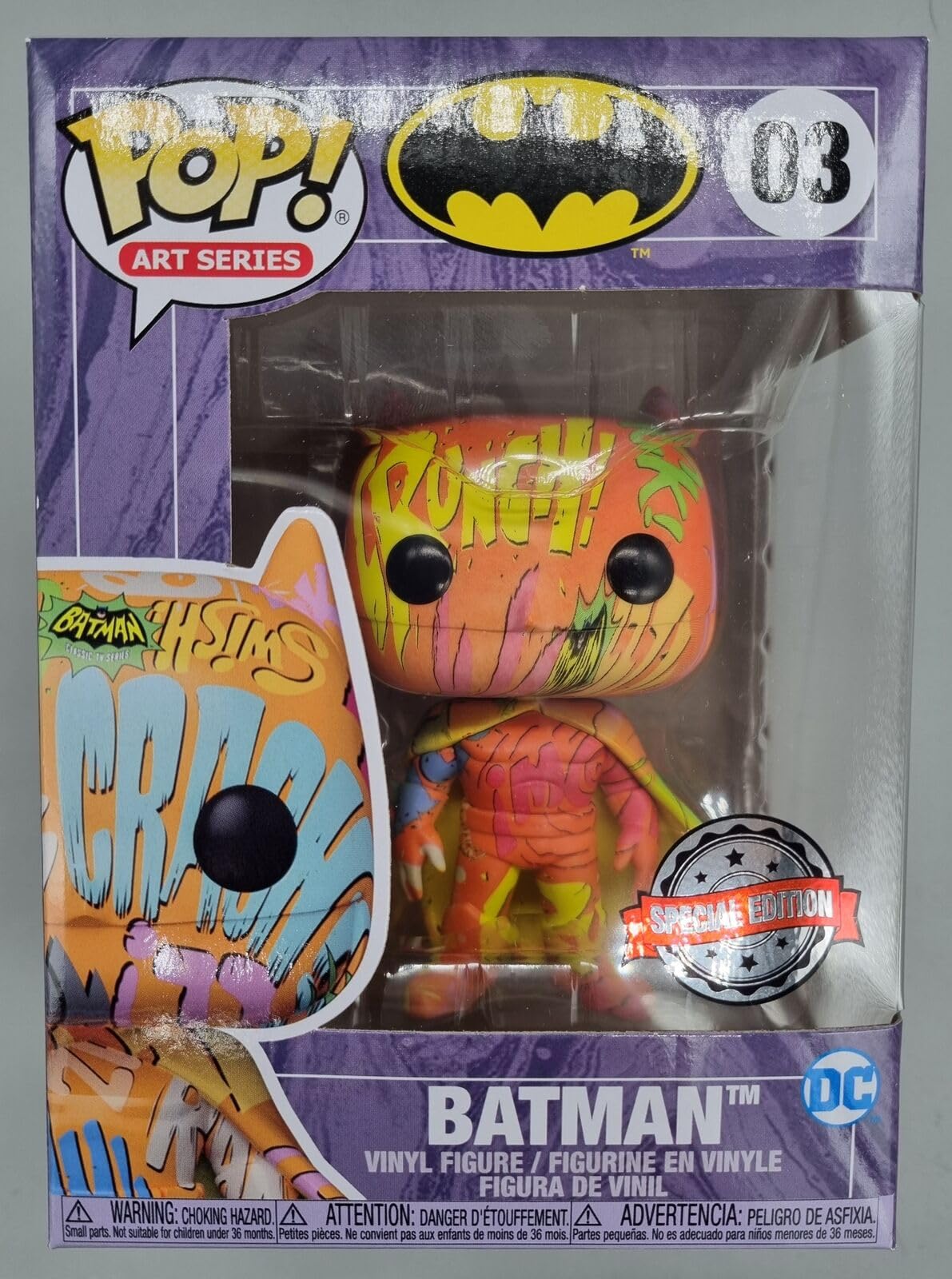 03 Batman (Orange) - Art Series - DC - Funko POP - Box Damaged