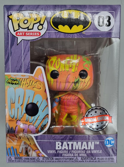 03 Batman (Orange) - Art Series - DC - Funko POP - Box Damaged