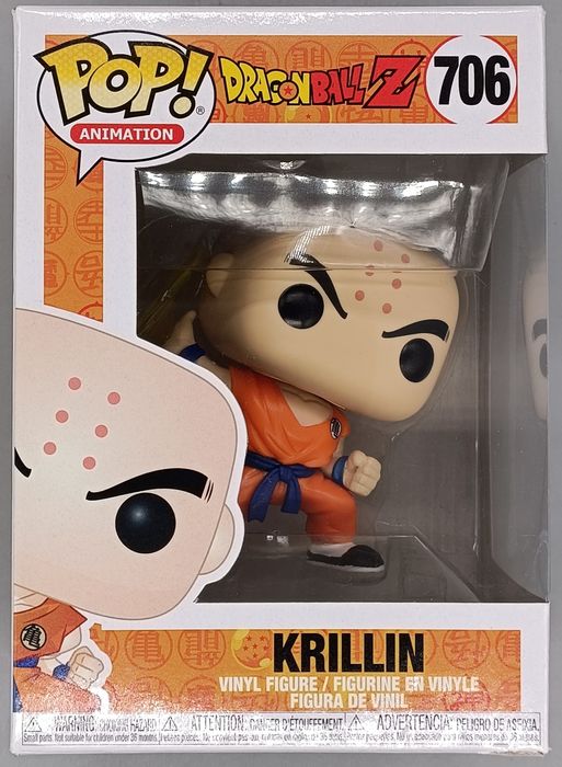 706 Krillin (w/ Destructo Disk) - Dragon Ball Z Funko POP - Box Damaged