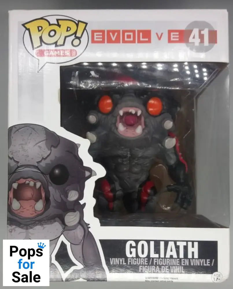 #41 Goliath (Savage) - 6 Inch - Evolve - Box Damaged Funko POP