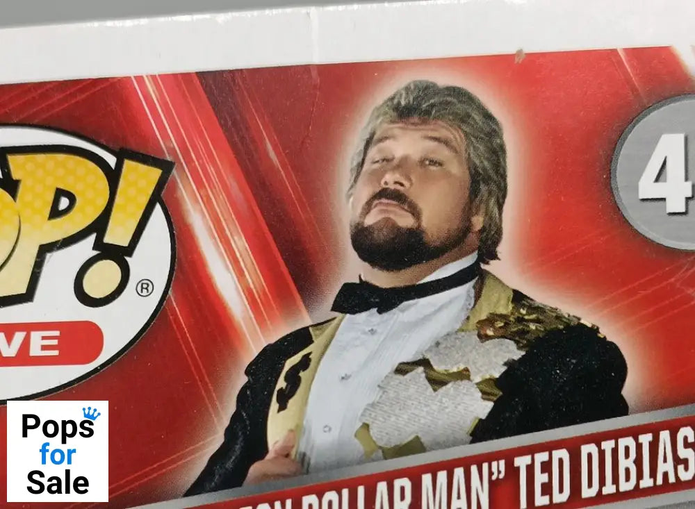 41 Million Dollar Man Ted DiBiase (White Tux) Chase Box Damaged Funko POP