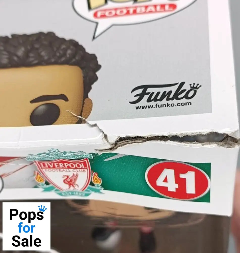 41 Mohamed Salah - Liverpool FC - Football Box Damaged Funko POP