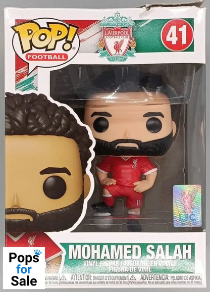 41 Mohamed Salah - Liverpool FC - Football Box Damaged Funko POP