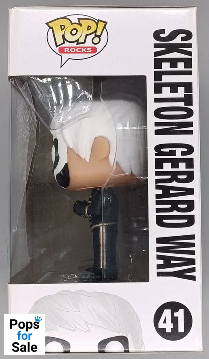 41 Skeleton Gerard Way - My Chemical Romance MCR - Rocks - Box Damaged Funko POP
