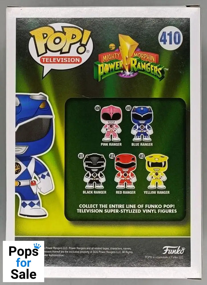 #410 Blue Ranger (Morphing) - Power Rangers Funko POP