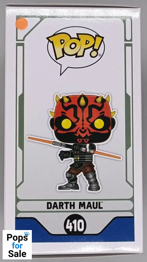 #410 Darth Maul - Star Wars Clone Wars - Box Damaged Funko POP