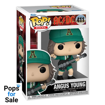 411 Angus Young (Green) - AC/DC - Rocks Funko POP - Brand New