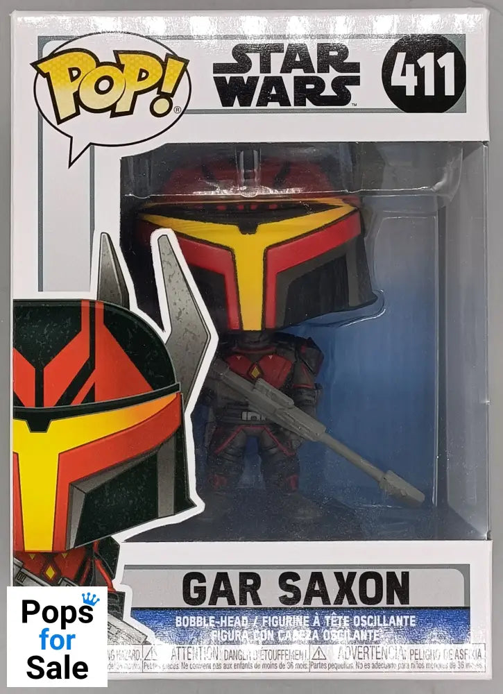 #411 Gar Saxon - Star Wars Clone Wars - Box Damaged Funko POP