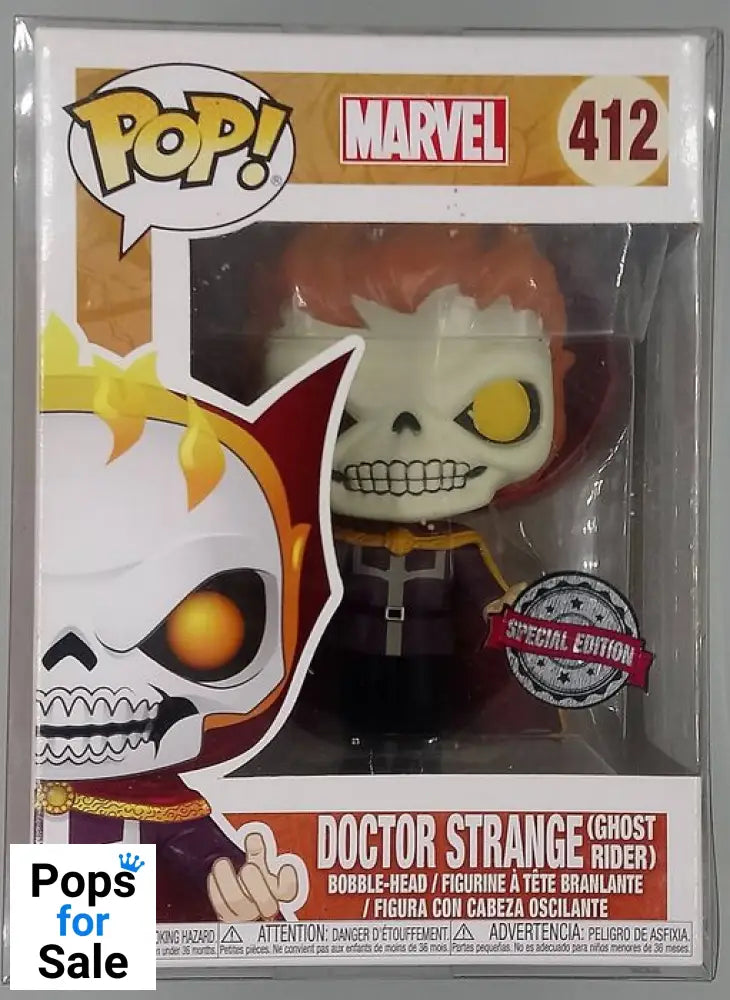 #412 Doctor Strange (as Ghost Rider) - Marvel Funko POP