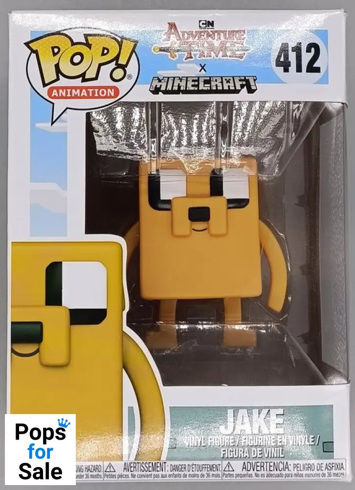 #412 Jake (Minecraft) - Adventure Time - Box Damaged Funko POP