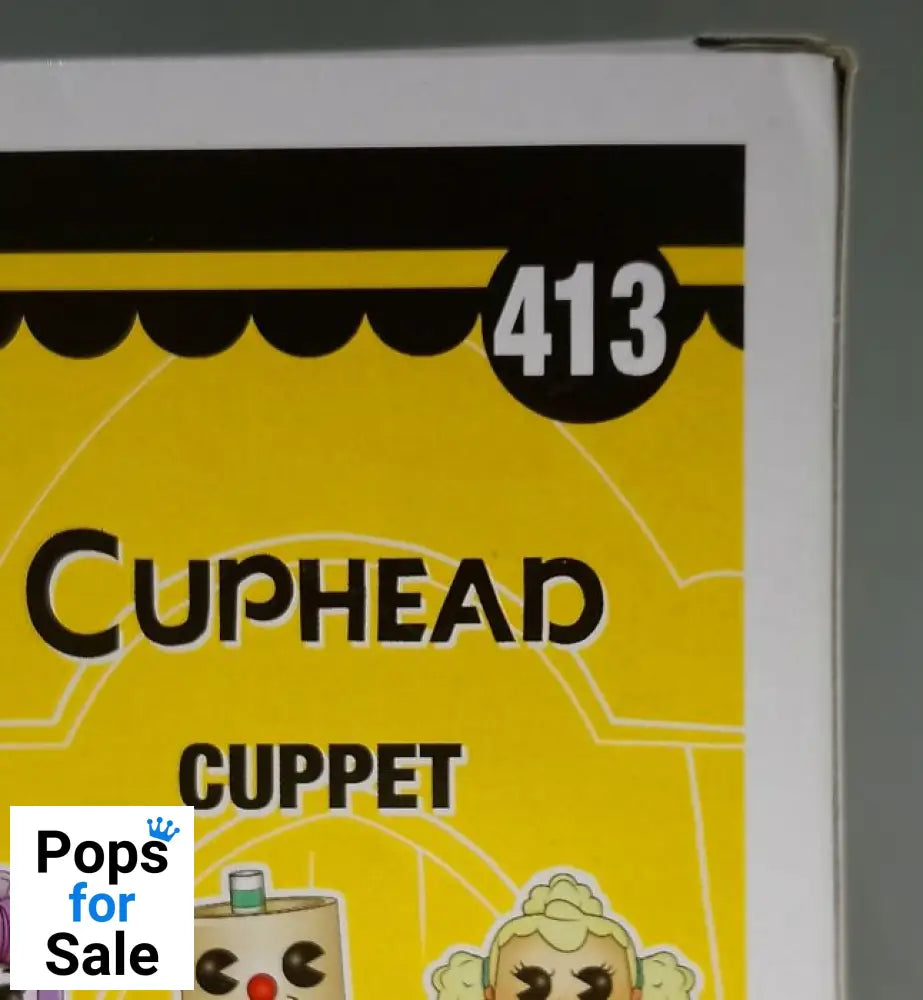 #413 Cuppet - Cuphead - Box Damaged Funko POP