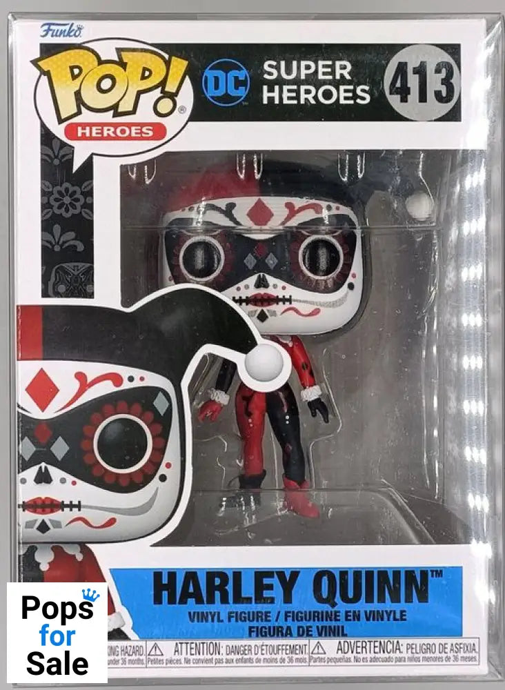 413 Harley Quinn - DC Super Heroes - Dia De Los Funko POP