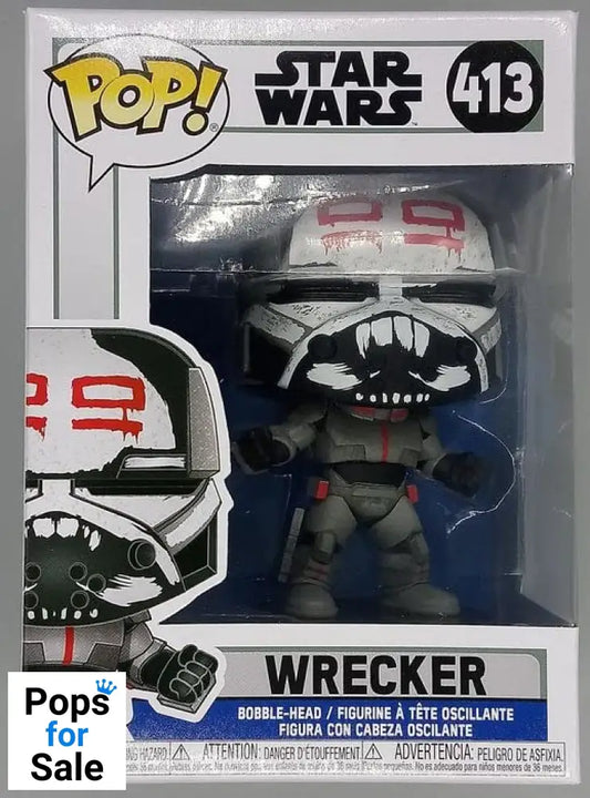 413 Wrecker - Star Wars Clone Wars - Funko POP - Box Damaged