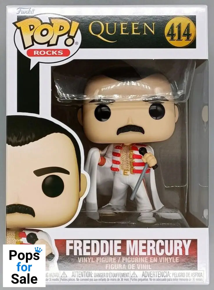 414 Freddie Mercury with Cape - Queen - Rocks Funko POP