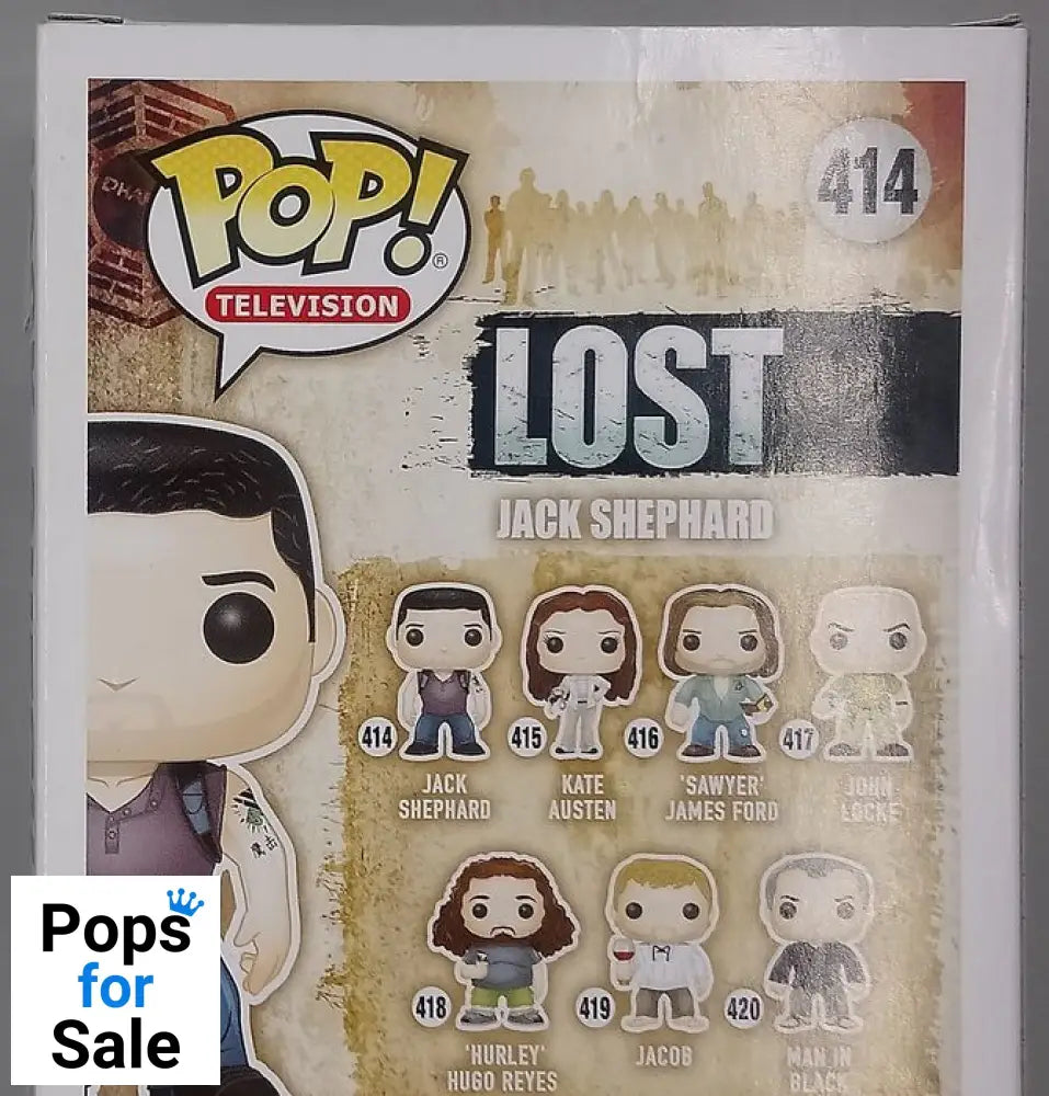 #414 Jack Shephard - Lost - Box Damaged Funko POP