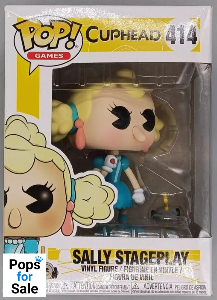 #414 Sally Stageplay - Cuphead - Box Damaged Funko POP