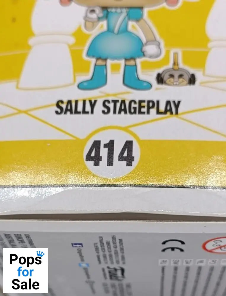 #414 Sally Stageplay - Cuphead - Box Damaged Funko POP