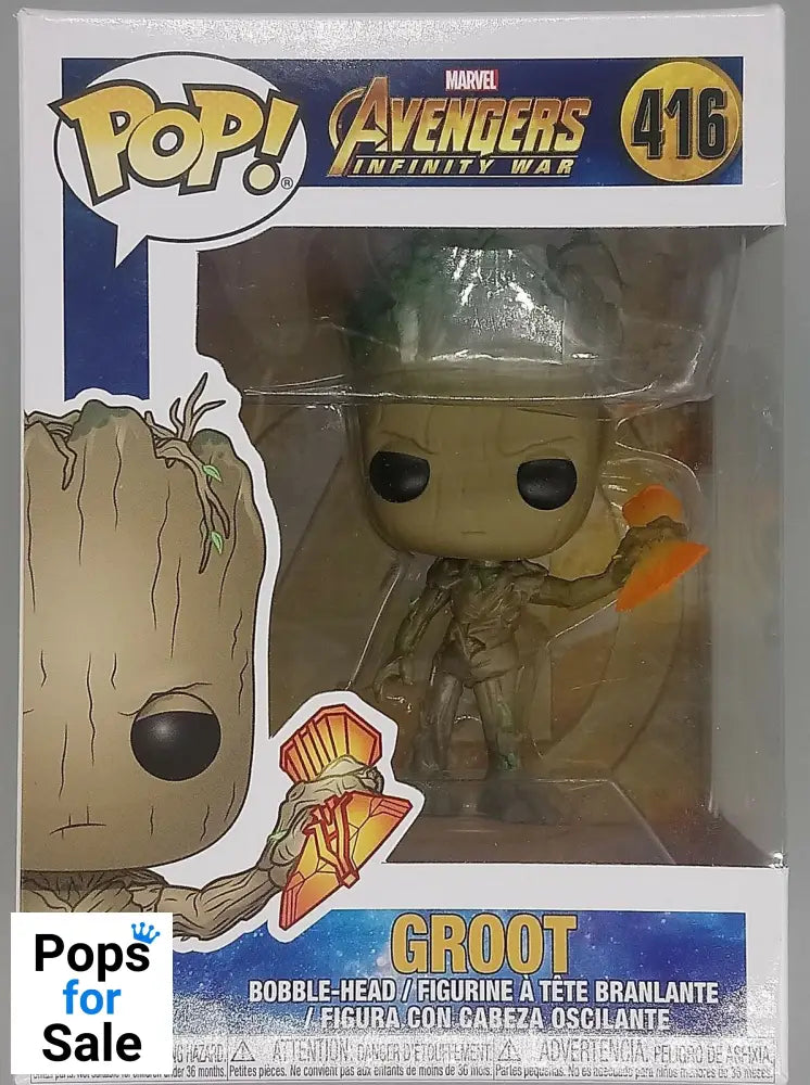 #416 Groot (Stormbreaker) Marvel Avengers Infinity War Funko POP