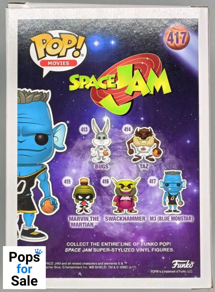 #417 M3 (Blue Monstar) - Space Jam Funko POP