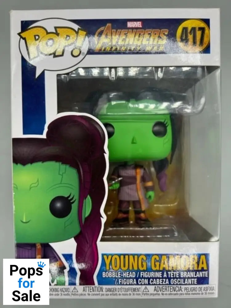 #417 Young Gamora - Marvel Avengers Infinity War Box Damaged Funko POP