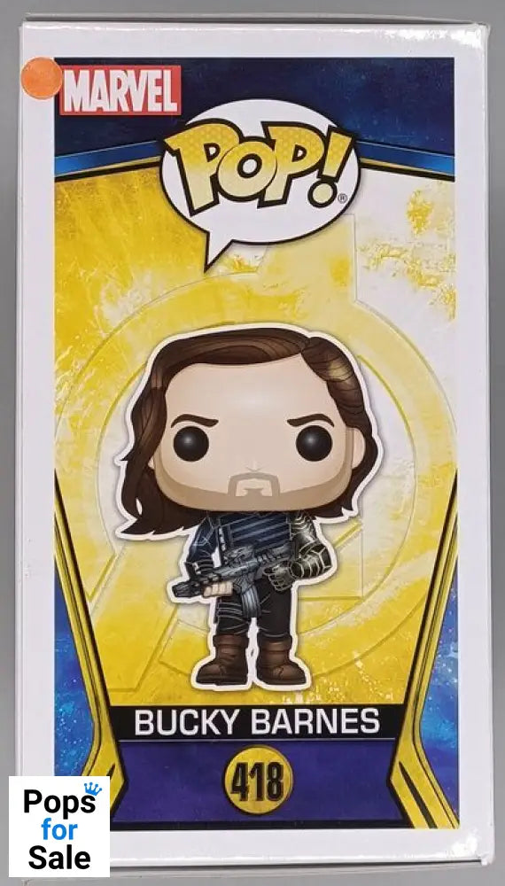 #418 Bucky Barnes - Marvel Avengers Infinity War Box Damaged Funko POP