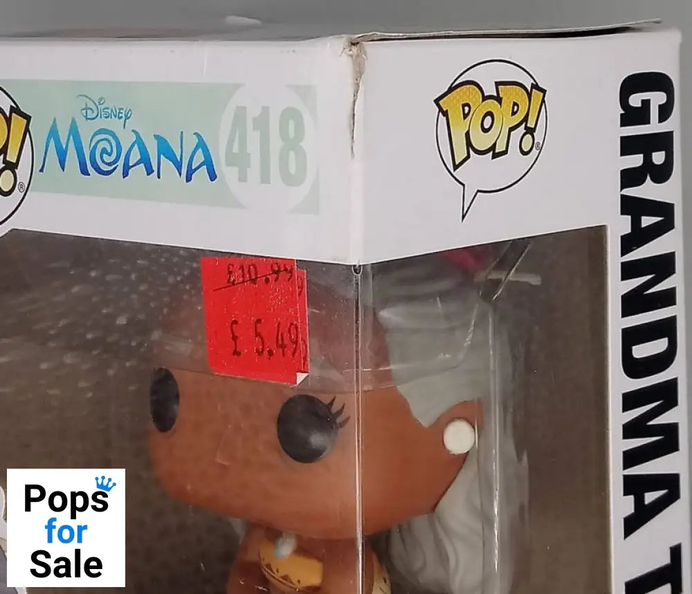 418 Grandma Tala - Disney Moana Funko POP - Damaged Box