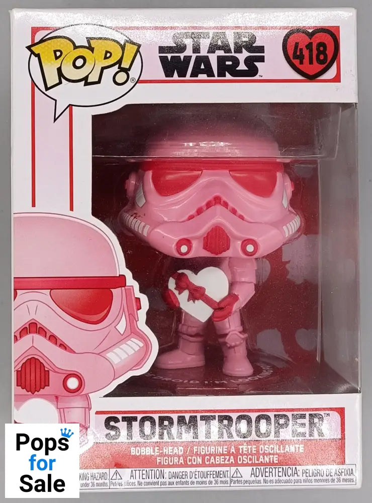 418 Stormtrooper (w/ Valentine) - Star Wars Funko POP
