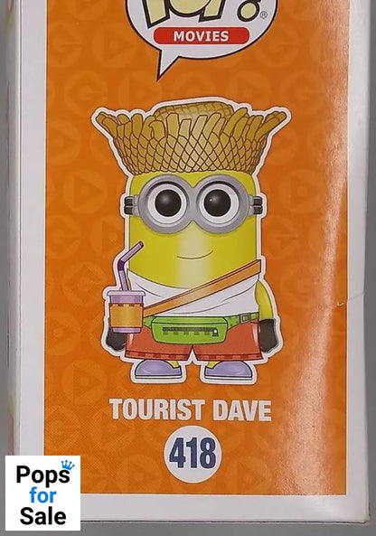 #418 Tourist Dave - Despicable Me 3 - Box Damaged Funko POP