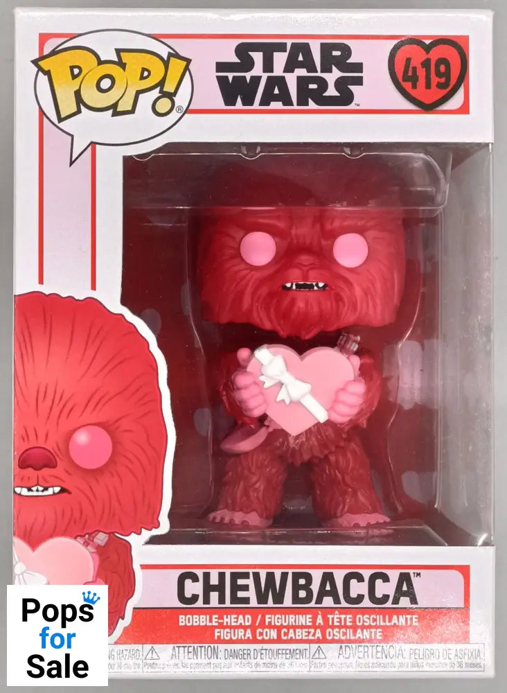 419 Chewbacca (w/ Valentine) - Star Wars Funko POP