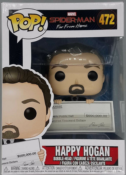472 Happy Hogan - Marvel Spiderman Far From Home Funko POP - Box Damaged