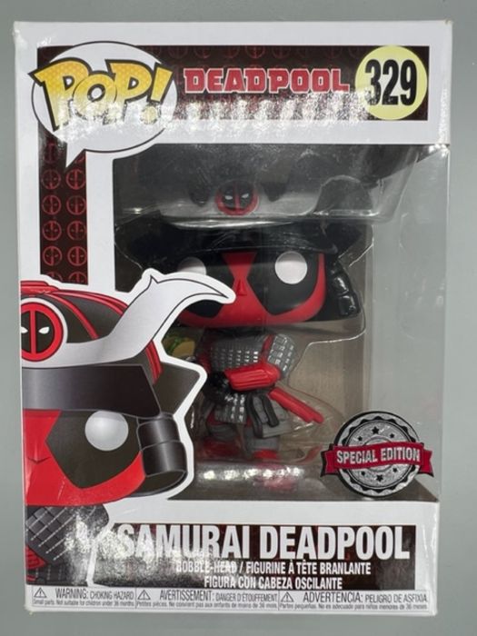 #329 Samurai Deadpool - Marvel - Box Damaged Funko POP