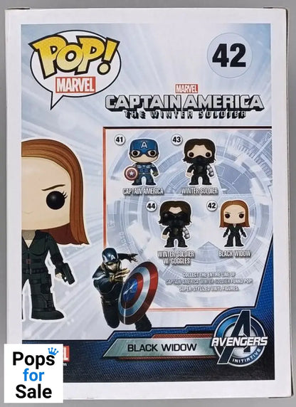 #42 Black Widow - Marvel Captain America 2 Wint - Box Damaged Funko POP