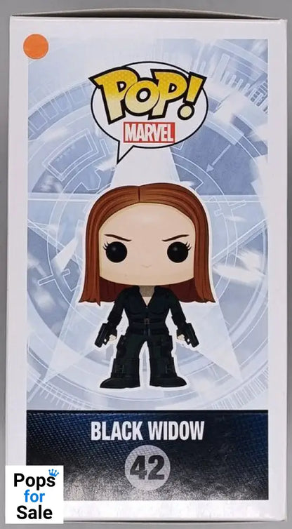 #42 Black Widow - Marvel Captain America 2 Wint - Box Damaged Funko POP