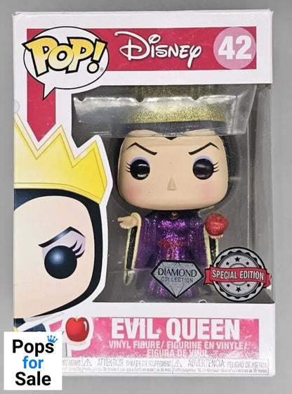 42 Evil Queen - Diamond - Disney Snow White - Box Damaged Funko POP