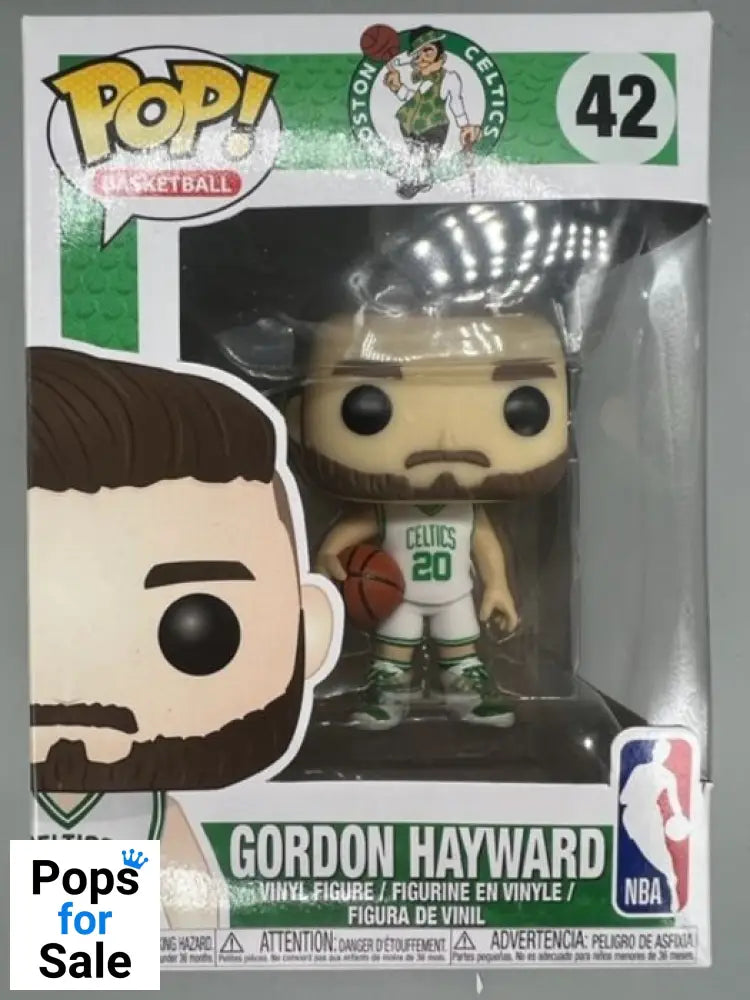 #42 Gordon Hayward - NBA Boston Celtics - Box Damaged Funko POP