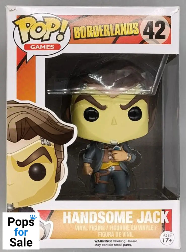 42 Handsome Jack - Borderlands - Box Damaged Funko POP