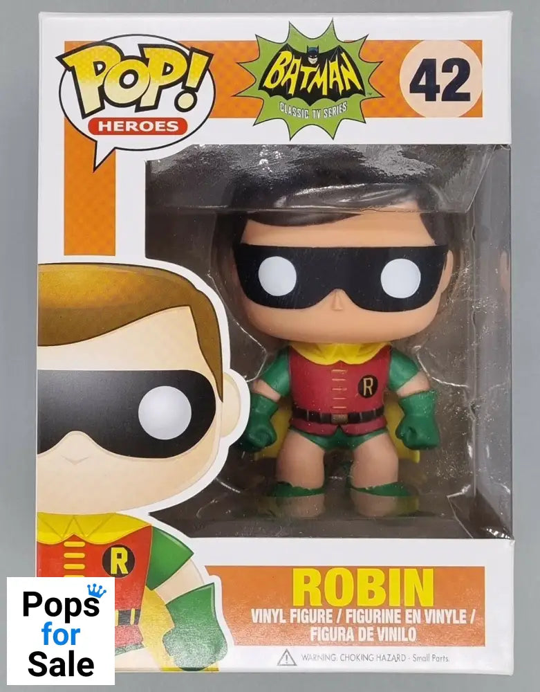 42 Robin - DC - Batman Classic TV Series - Funko POP - Box Damaged
