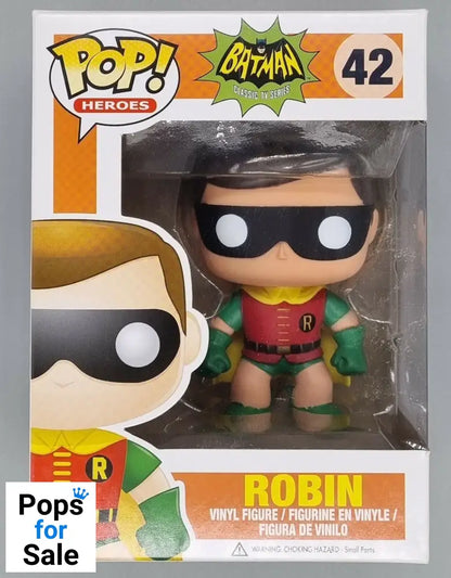 42 Robin - DC - Batman Classic TV Series - Funko POP - Box Damaged