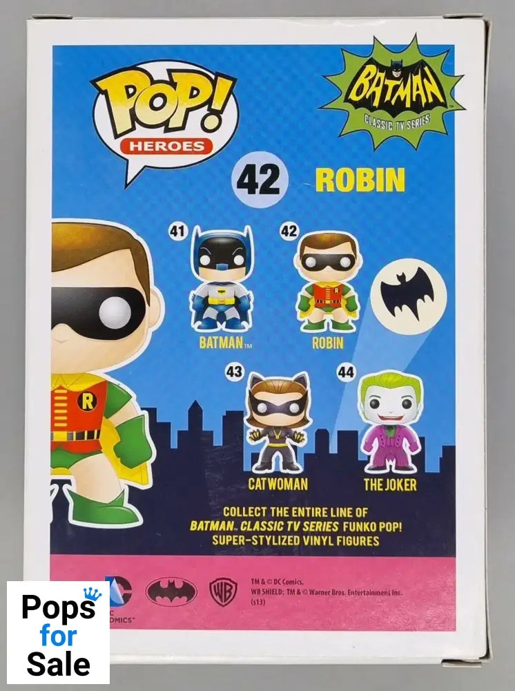 42 Robin - DC - Batman Classic TV Series - Funko POP - Box Damaged