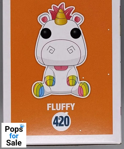 #420 Fluffy (Rainbow) - Despicable Me - Box Damaged Funko POP