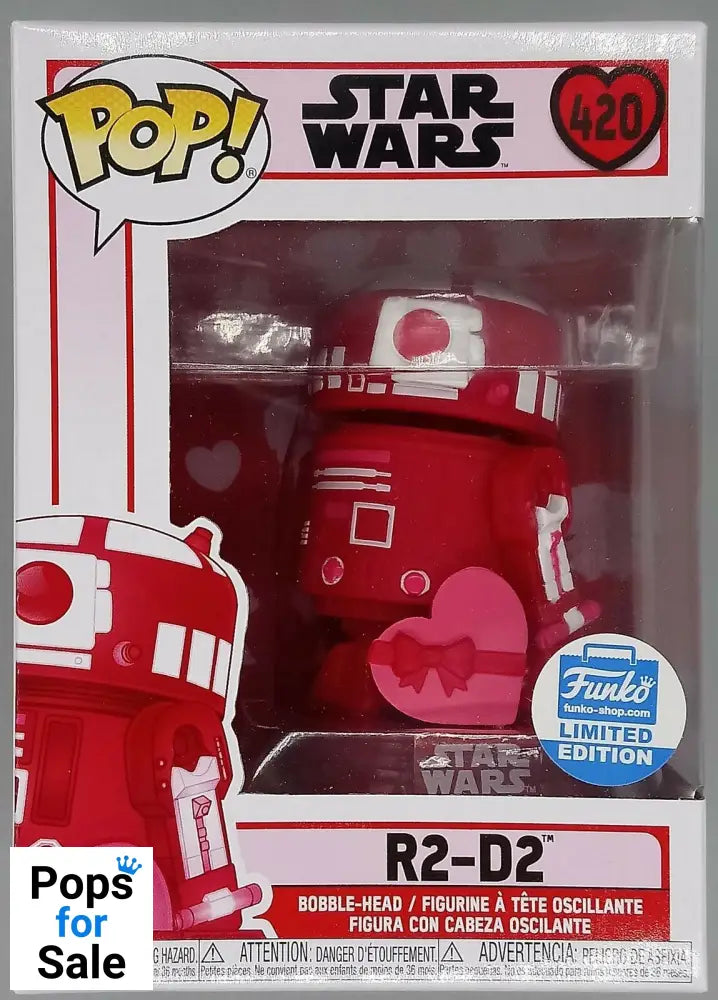 420 R2-D2 (w/ Valentine) - Star Wars Funko POP