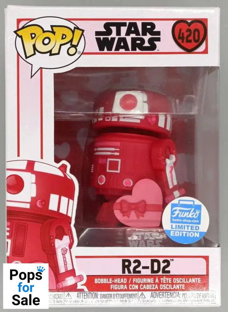 420 R2-D2 (w/ Valentine) - Star Wars Funko POP