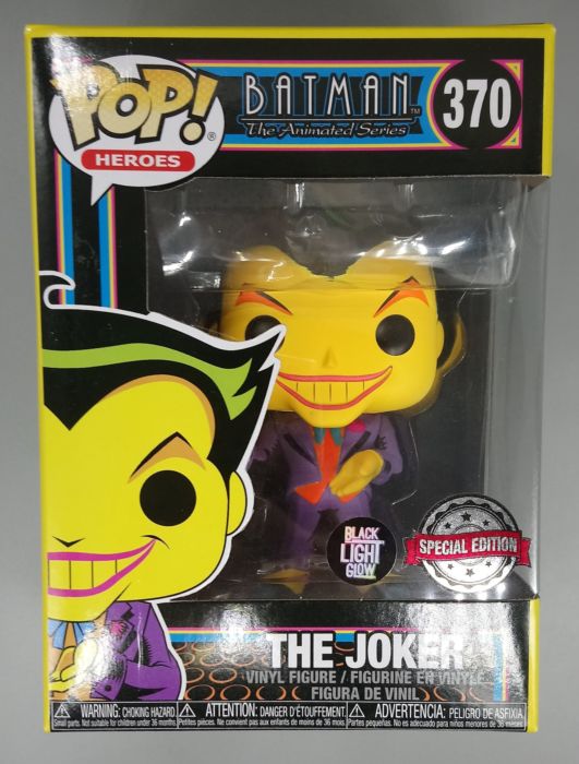 #370 The Joker (Blacklight) DC Batman The Animated Series Funko POP