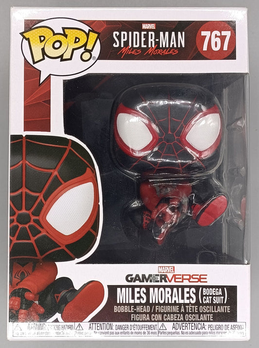 767 Miles Morales (Bodega Cat Suit) - Marvel Spider-Man Funko POP - Box Damaged