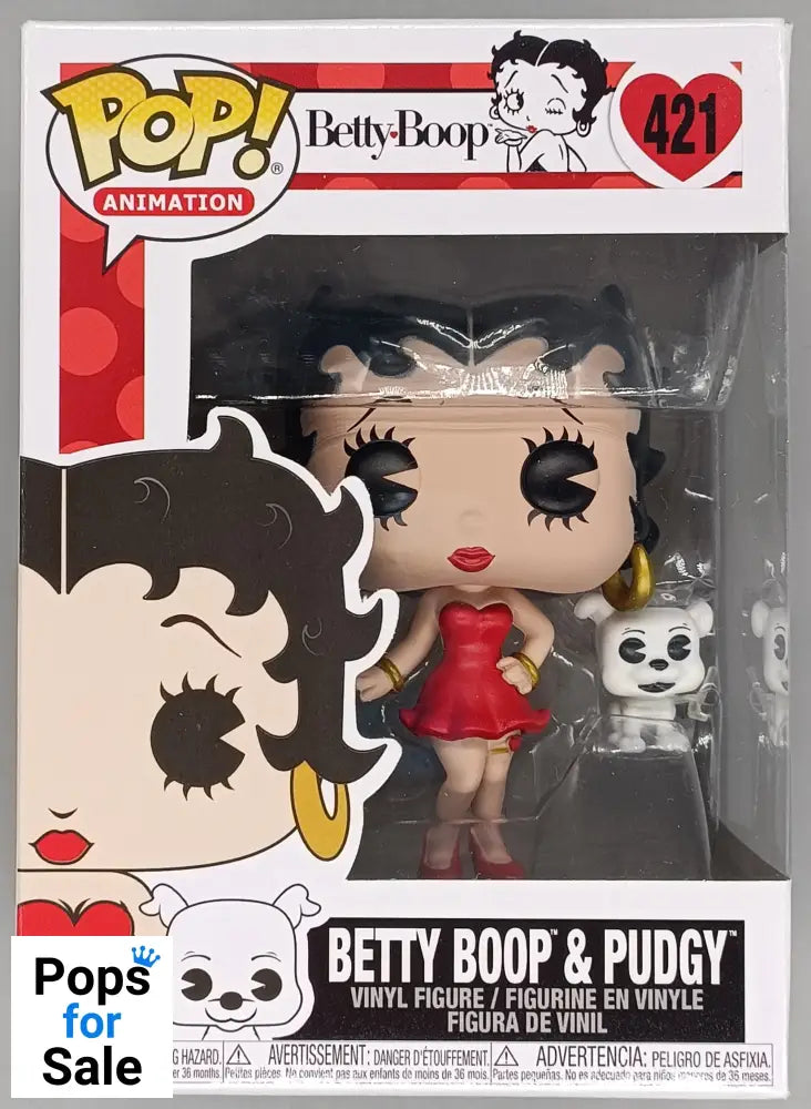 #421 Betty Boop & Pudgy Funko POP