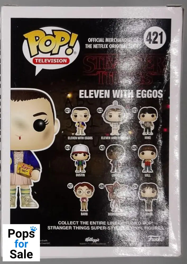 421 Eleven with Eggos - Stranger Things - Box Damaged Funko POP