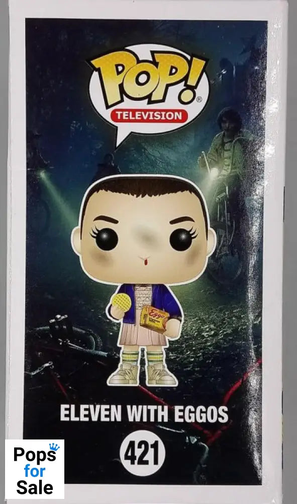 421 Eleven with Eggos - Stranger Things - Box Damaged Funko POP