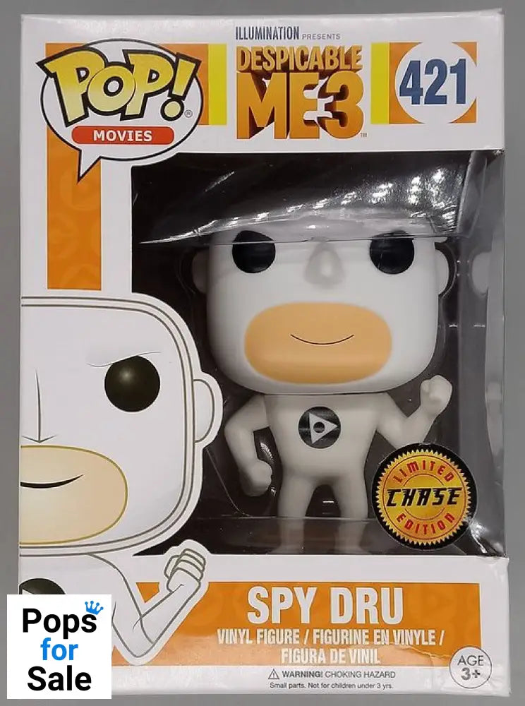 #421 Spy Dru - Chase Edition - Despicable Me 3 - Box Damaged Funko POP